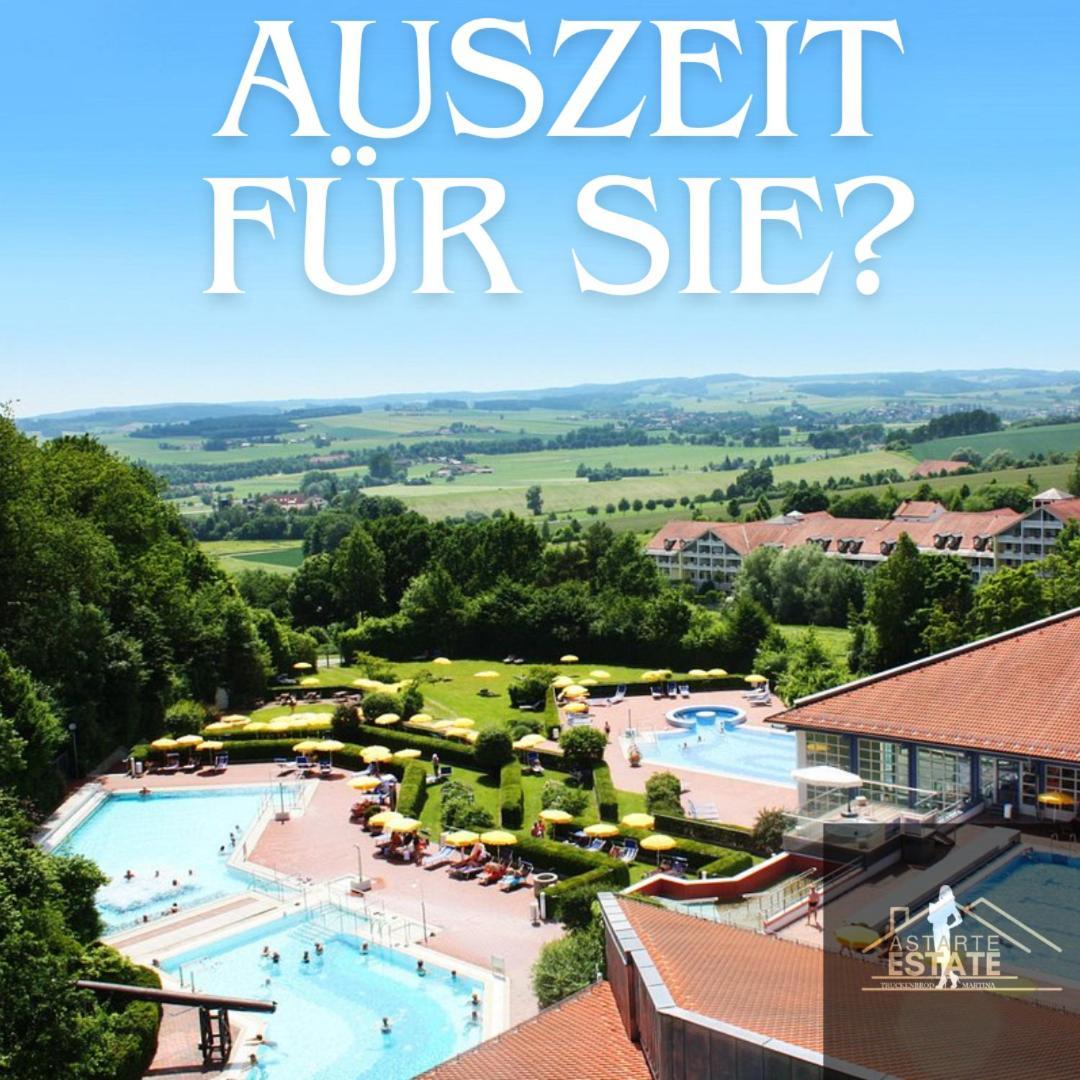 Fewo 20 - Appartement Im Rottalblick - Youngmodern Wohnen Mit Bademantelgang Zur Therme, Tv, Balkon Und Persoenlichem Gaesteempfang Von Astarte Estate Bad Griesbach  Exterior foto